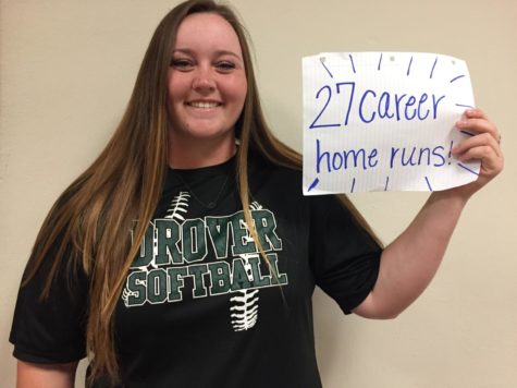 Shania Beck broke USAOs school record with her 27th career homerun against St. Gregorys.