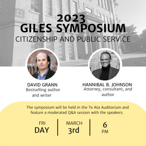 USAO is hosting its first Giles Symposium since the Covid-19 pandemic. The event will be Friday starting at 6 p.m. in the Te Ata Auditorium. 