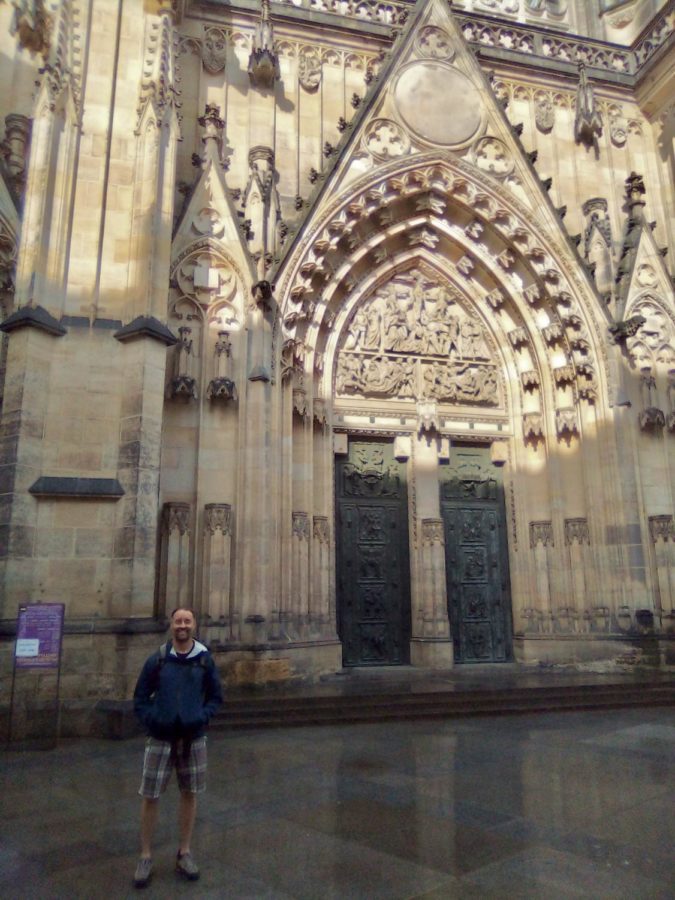 Dr. Simpson spent time in Prague after the Borders and Boundaries conference in Berlin, Germany. In Prague, Dr. Simpson visited the St. Vitus Cathedral in Prague.
