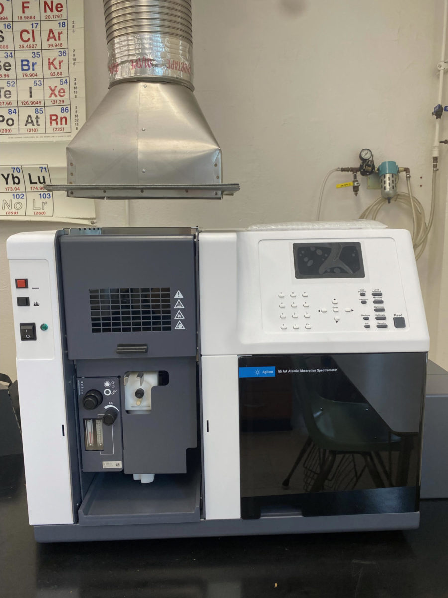 The Flame Atomic Absorption Spectrometer (Flame AA) was recently purchased by USAO’s Science and Physical Education Department. The machine offers a wide range of educational and practical opportunities to students in the STEM field. 