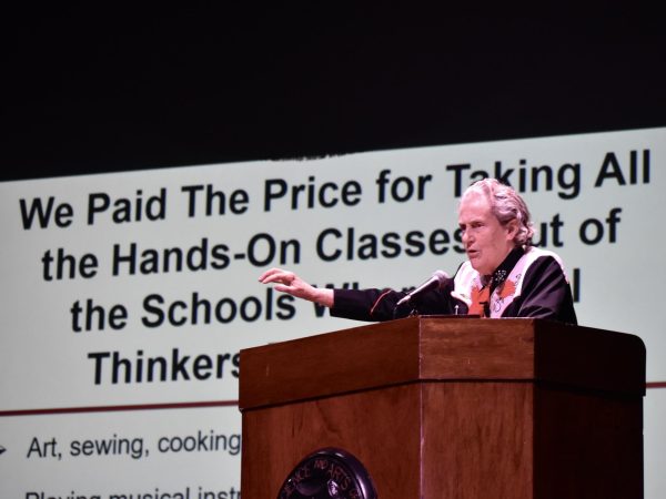 Dr. Temple Grandin passionately discusses the importance of hands-on classes in public education.