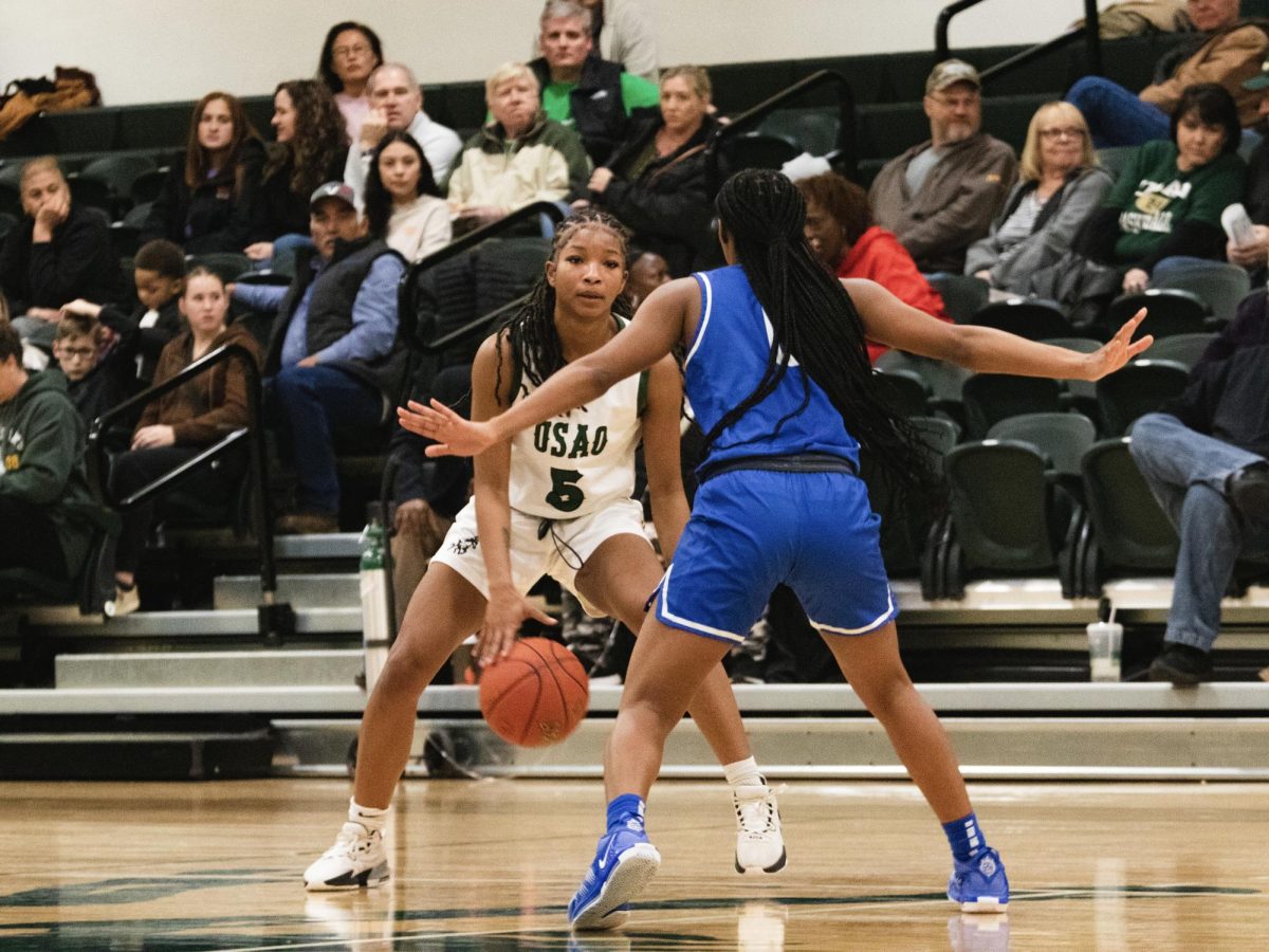 Toni Fortune crossed up her UNT Dallas defender in a home game in January.