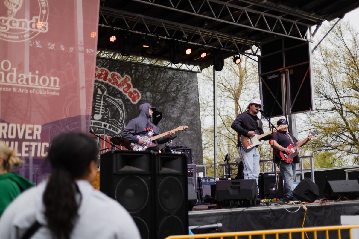 The Hunter Hughes Band out of Foss, Okla. were the second performers of the night. They're described on Spotify as being "a dynamic Red Dirt Band...delivering an electrifying mix of Rock and Roll and Country music."