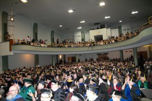 USAO Commencement 2025 is scheduled to take place in Te Ata Memorial Auditorium as depicted here in a photo from a previous year.  