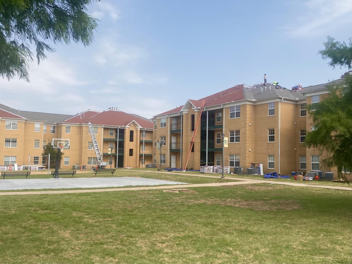 Oklahoma Roofing made repairs in mid-May to Shackleford, Schaffer, and Lewis. Prior to fixing those roofs, they also made minor repairs to Robertson Hall and Lawson Clubhouse. 