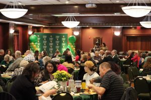 Captured is a photo of the Student Center Ballroom from Homecoming 2024