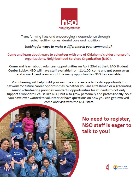 Garrett Ninness' senior project flyer